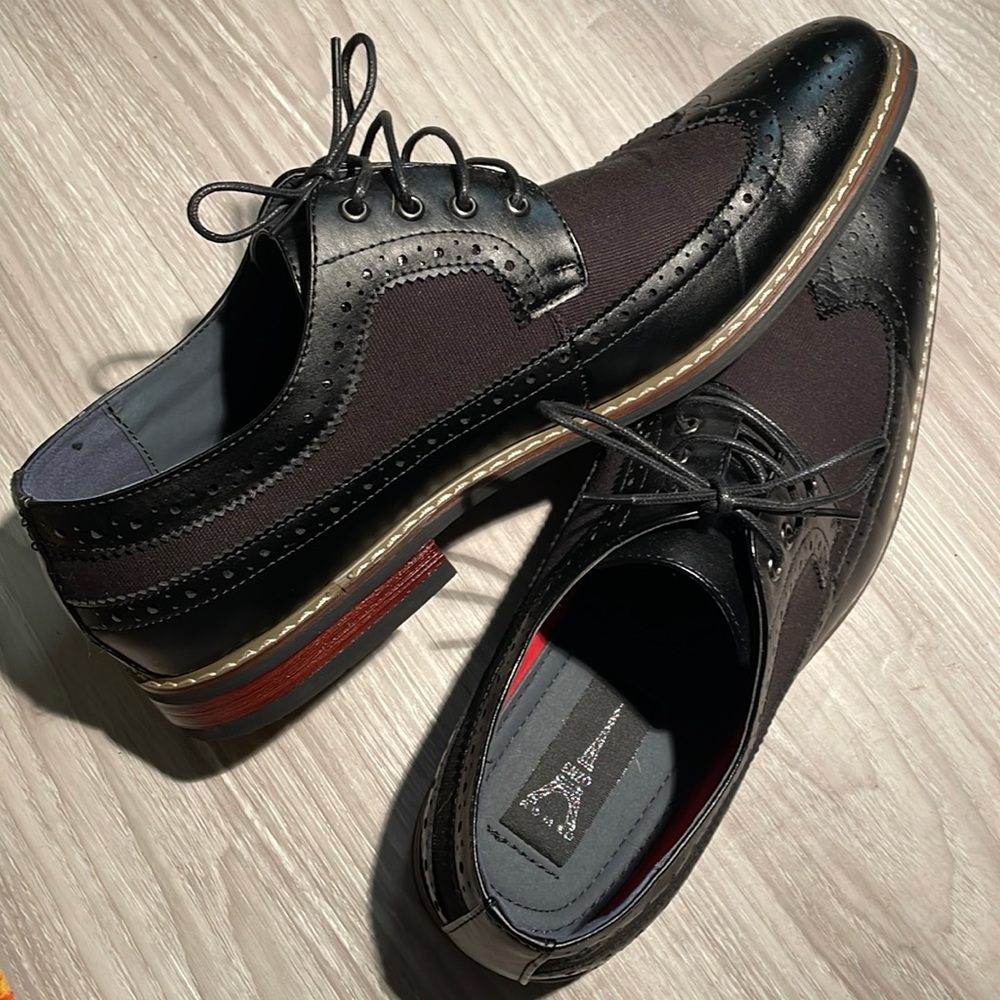 Enzo Romeo Men’s Lace Up Dress Shoes